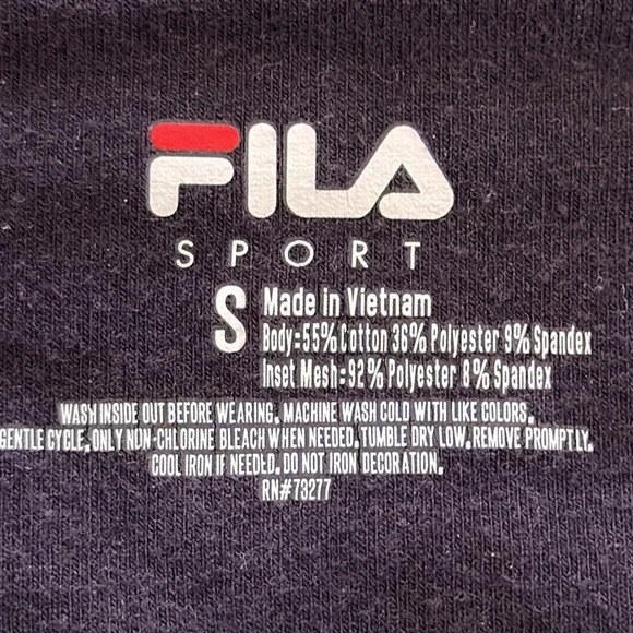 Fila Sport black and green capris exercise leggings, size S - Picture 8 of 8